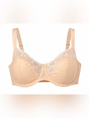 Simone Pérèle Gently Used Blush Lace Features Underwire Bra Size 38E